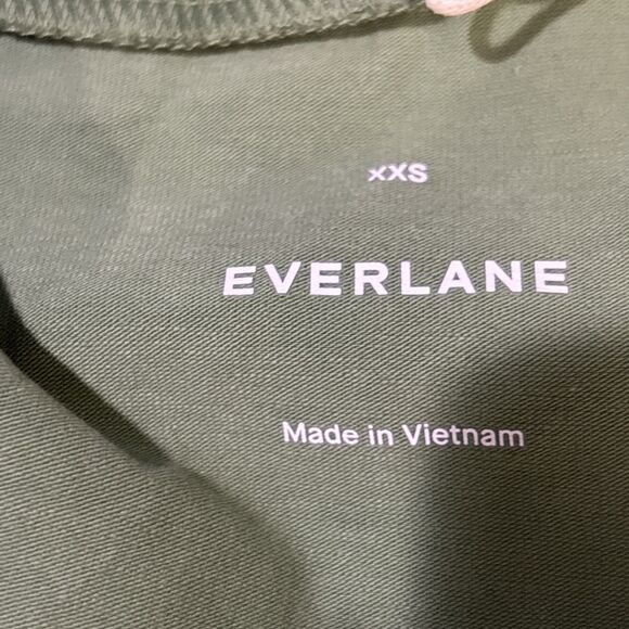 Everlane Women's Scoop Neck T Shirt Short Sleeve Stretch Jade Green Size XXS NWT - Picture 10 of 12